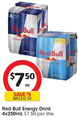 Coles Red Bull Energy Drink offer