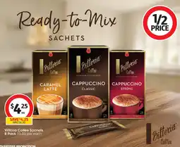 Coles Vittoria Coffee Sachets offer