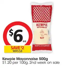 Coles Kewpie Mayonnaise offer