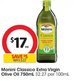 Coles Monini Classico Extra Virgin Olive Oil offer