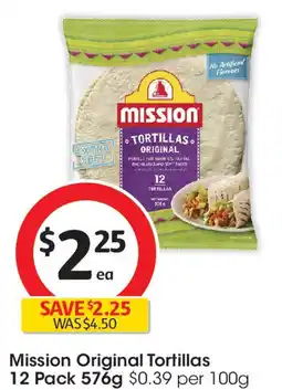 Coles Mission Original Tortillas offer