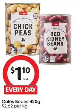 Coles Coles Beans offer