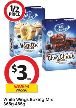 Coles White Wings Baking White Wings Baking Mix offer