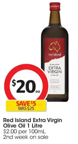 Coles Red Island Extra Virgin Olive Oil offer
