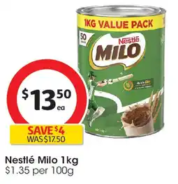 Coles Nestlé Milo offer