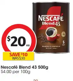 Coles Nescafé Blend 43 offer
