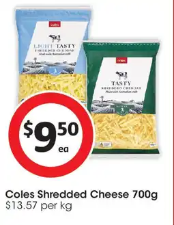 Coles Coles Shredded Cheese offer