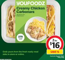 Coles Youfoodz Regular Meal offer