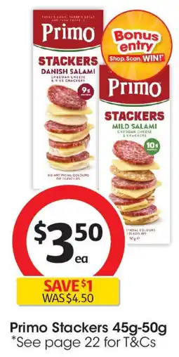 Coles Primo Stackers offer
