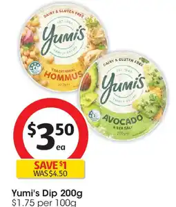 Coles Yumi's Dip offer