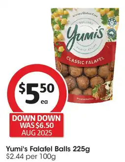 Coles Yumi's Falafel Balls offer