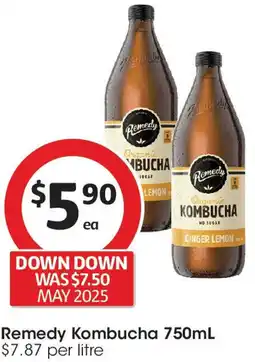Coles Remedy Kombucha offer