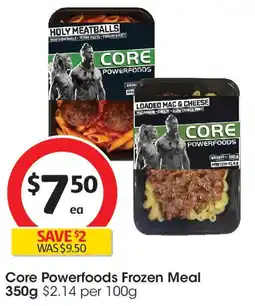 Coles Core Powerfoods Frozen Meal offer