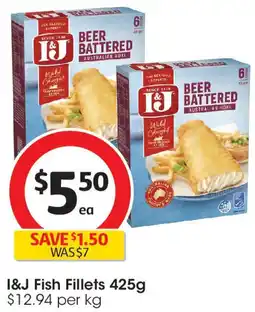 Coles I&J Fish Fillets offer