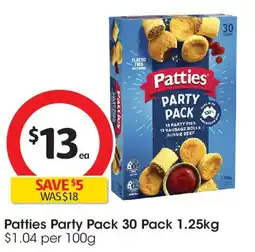 Coles Patties Party Pack offer