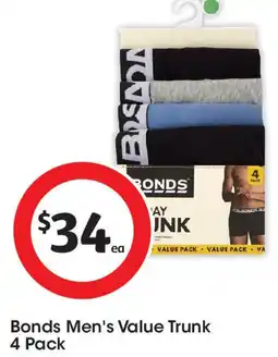 Coles Bonds Men's Value Trunk offer