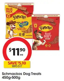 Coles Schmackos Dog Treats offer