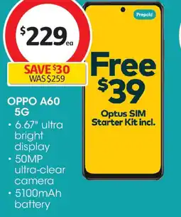 Coles OPPO A60 5G offer