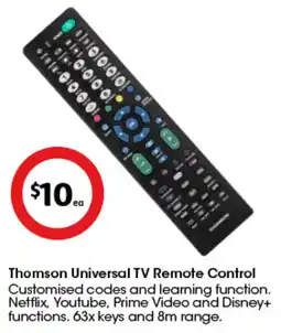 Coles Thomson Universal TV Remote Control offer