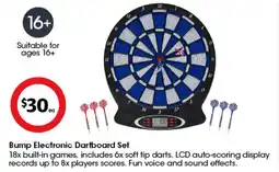 Coles Bump Electronic Dartboard Set offer