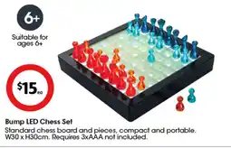 Coles Bump LED Chess Set offer
