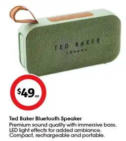 Coles Ted Baker Bluetooth Speaker offer