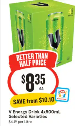IGA V Energy Drink offer