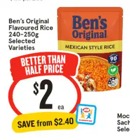 IGA Ben's Original Flavoured Rice offer