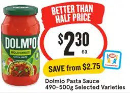IGA Dolmio Pasta Sauce offer