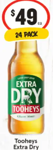 IGA Tooheys Extra Dry offer