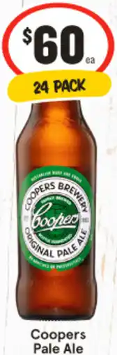 IGA Coopers Pale Ale offer