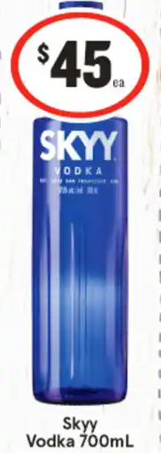 IGA Skyy Vodka offer
