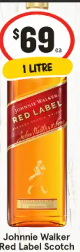 IGA Johnnie Walker Red Label Scotch offer