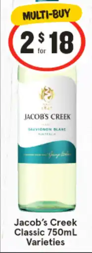 IGA Jacob's Creek Classic Varieties offer