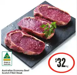 IGA Australian Economy Beef Scotch Fillet Steak offer