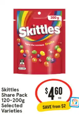 IGA Skittles Share Pack offer