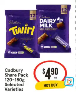 IGA Cadbury Share Pack offer