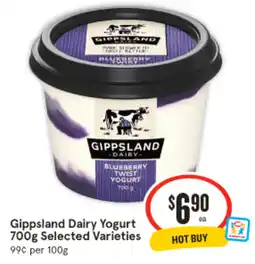 IGA Gippsland Dairy Yogurt offer