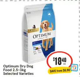 IGA Optimum Dry Dog Food offer