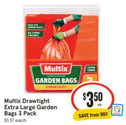 IGA Multix Drawtight Extra Large Garden Bags offer