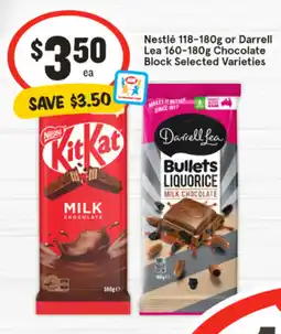 IGA Nestlé or Darrell Lea Chocolate Block offer