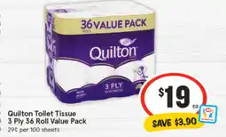 IGA Quilton Toilet Tissue offer