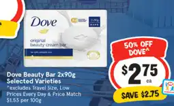 IGA Dove Beauty Bar offer