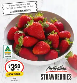 IGA Australian strawberries offer