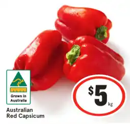 IGA Australian Red Capsicum offer