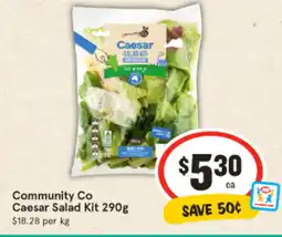 IGA Community Co Caesar Salad Kit offer