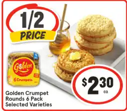 IGA Golden Crumpet Rounds offer