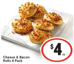 IGA Cheese & Bacon Rolls offer