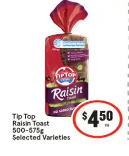 IGA Tip Top Raisin Toast offer
