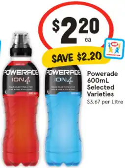 IGA Powerade offer